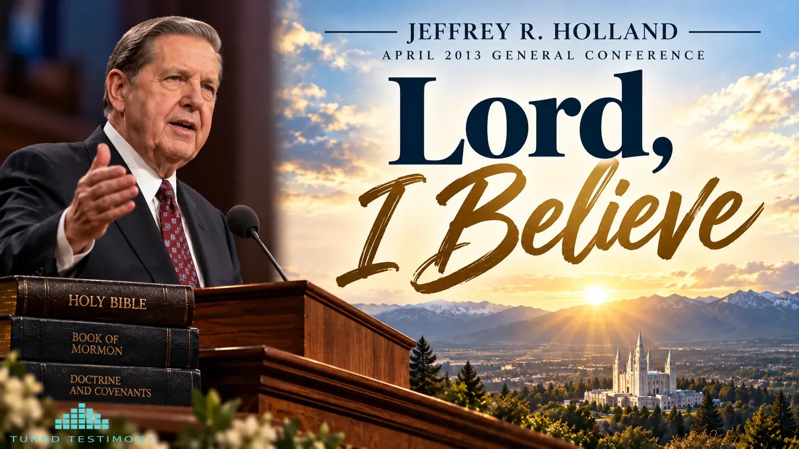 Jeffrey R. Holland: Lord, I Believe