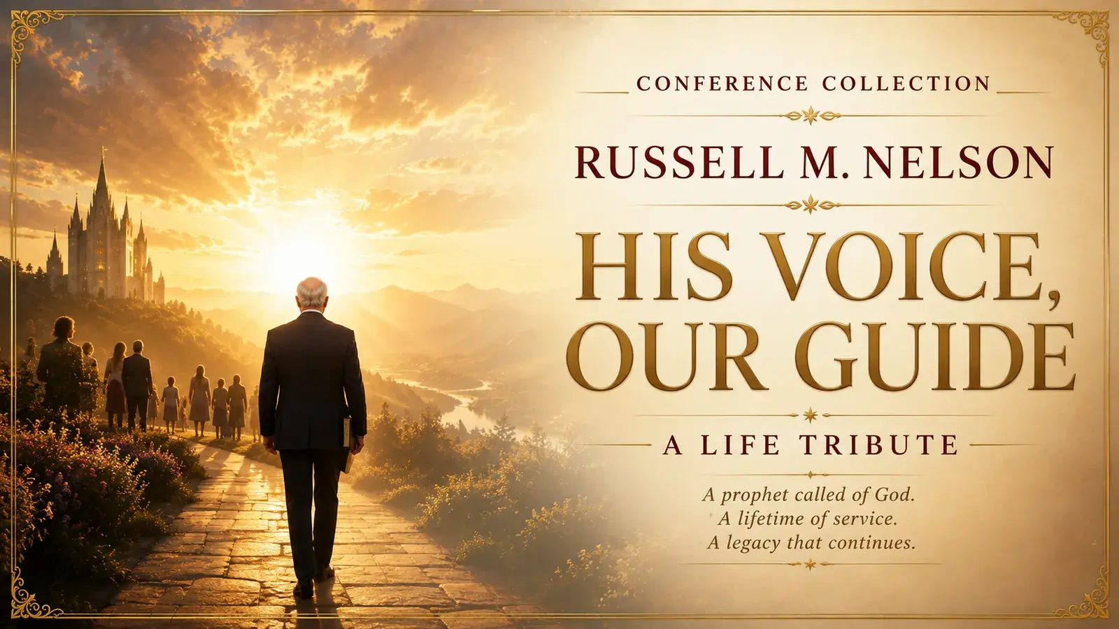 Russell M. Nelson: His Voice, Our Guide (Life Tribute) cover art