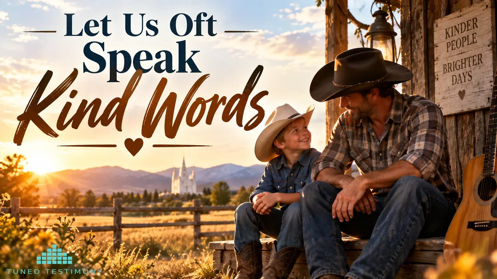 Let Us Oft Speak Kind Words cover art